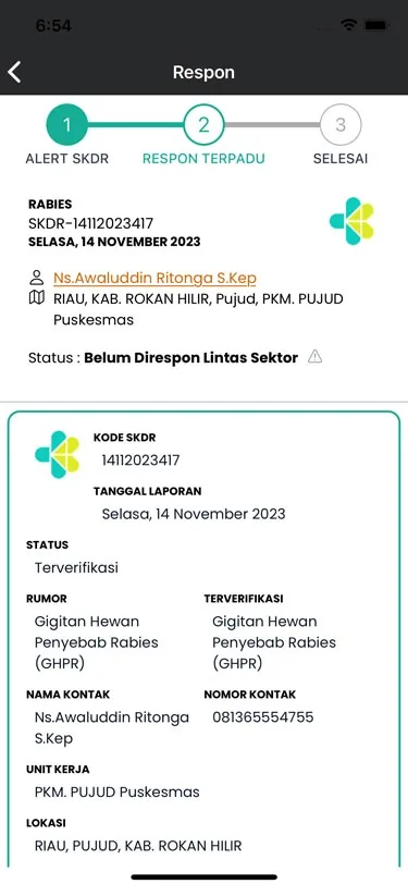 Layar 3 dari 3 — SIZE